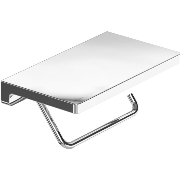Держатель для туалетной бумаги Villeroy&Boch Elements-Striking TVA152023000 с полкой