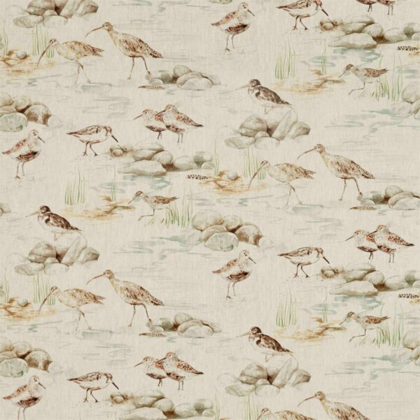 Ткань Sanderson Estuary Birds Linen | 226427