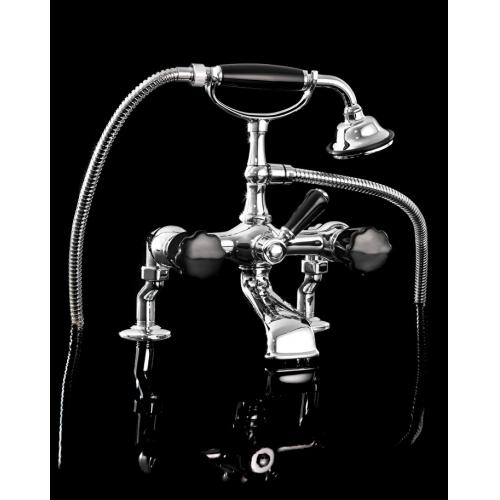 Смеситель для ванны Devon&Devon Black Morris DDMRBL333B