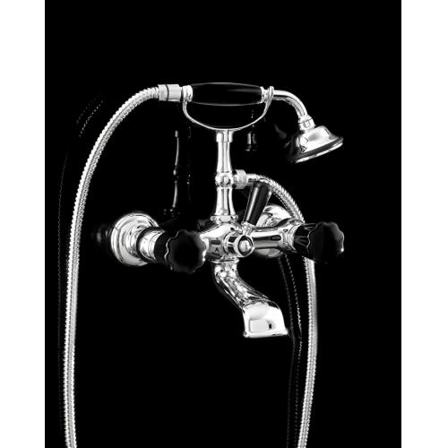 Смеситель для ванны Devon&Devon Black Morris DDMRBL333M