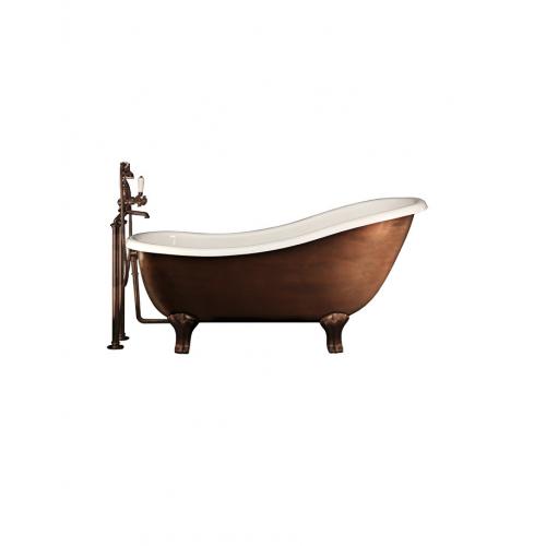 Ванна отдельностоящая чугунная Devon&Devon Regina Copper Effect