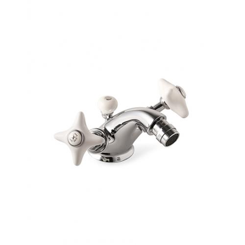 Смеситель для биде Devon&Devon White Rose UTWR720 на 1 отверстие