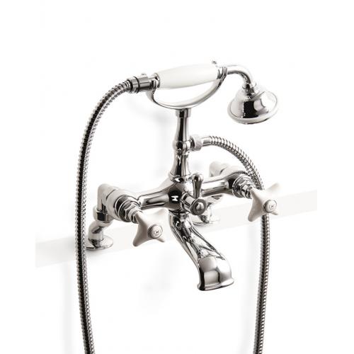 Смеситель для ванны Devon&Devon White Rose UTWR733P