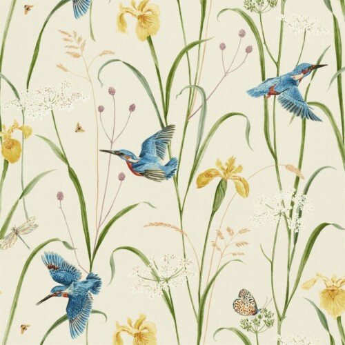 Ткань Sanderson Kingfisher  Iris | 226732