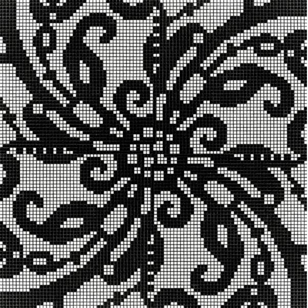 Мозаика Bisazza Embroidery Black
