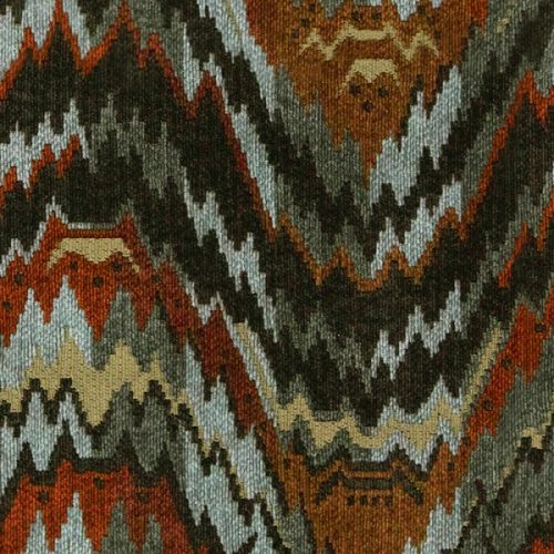 Ткань Jim Dickens Flame Stitch Burnt Earth