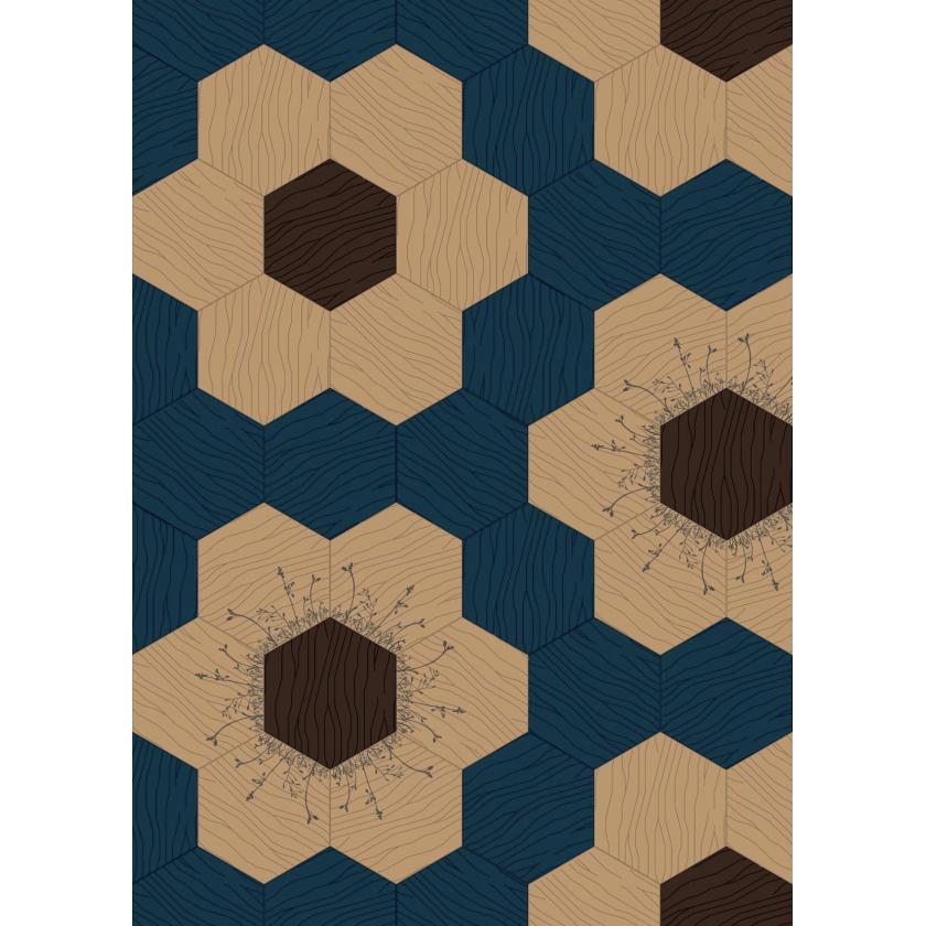 Паркет Bisazza Floral Royal