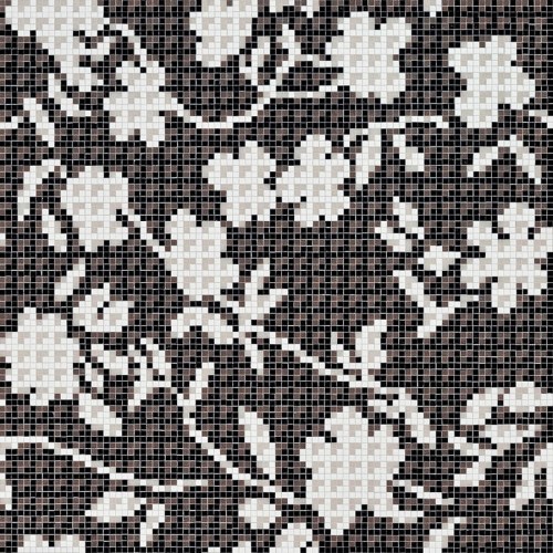 Мозаика Bisazza Flower Corner Black
