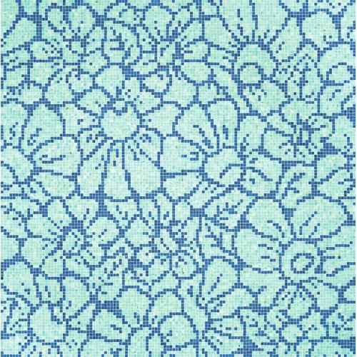 Мозаика Bisazza Graphic Flowers Blue