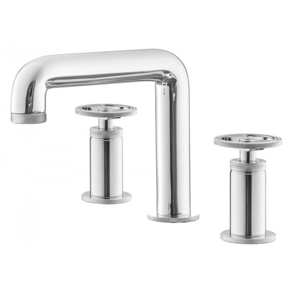 Смеситель для раковины на три отверстия IB Rubinetterie Bold Round | KB1392