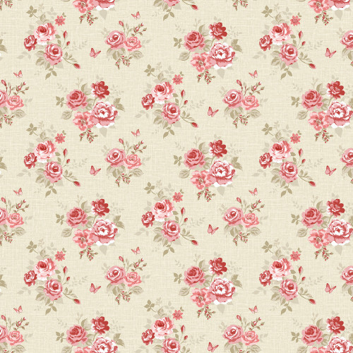Обои Grandeco Butterfly Rose Bloom / LF3103