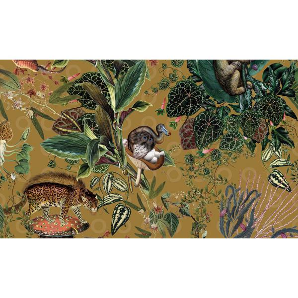 Обои Arte Moooi Wallcovering Extinct Animals Menagerie of Extinct Animals MO2074