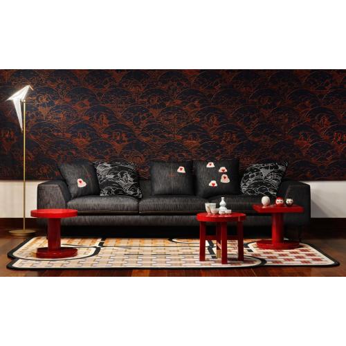 Коллекция обоев Arte Moooi Wallcovering Tokyo Blue Indigo Macaque