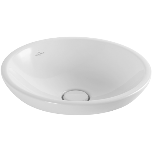Раковина полувстраиваемая Villeroy&Boch Loop&Friends 411400 для установки на столешницу (круглая модель)