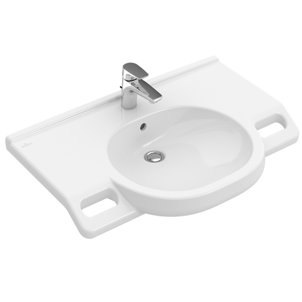 Раковина подвесная Villeroy&Boch O.novo Vita 412080 (округлая модель)
