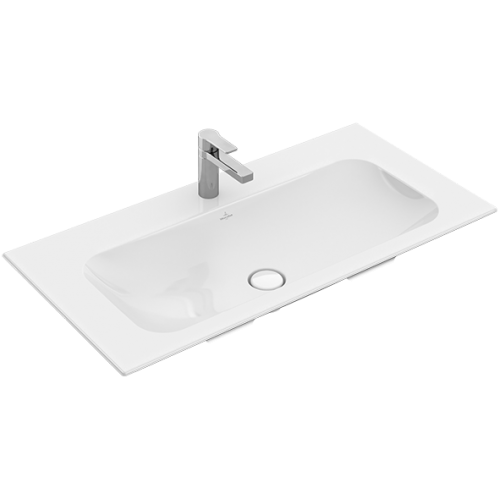 Pаковина Villeroy&Boch Finion 4164A0 для установки на тумбу (прямоугольная модель)