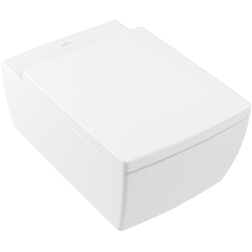 Унитаз подвесной Villeroy&Boch Memento 2.0 с открытым смывным краем (прямоугольная модель)