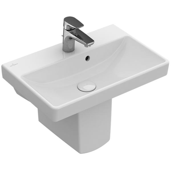 Раковина подвесная компактная Villeroy&Boch Avento 4A0055 (прямоугольная модель)