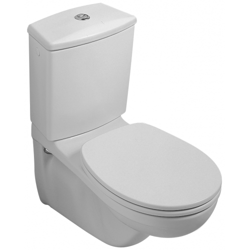 Унитаз-компакт напольный Villeroy&Boch O.novo 662310 с вертикальным смывом (округлая модель)