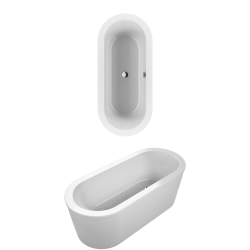 Ванна отдельностоящая Villeroy&Boch Loop&Friends UBA180LFO7PDBCV