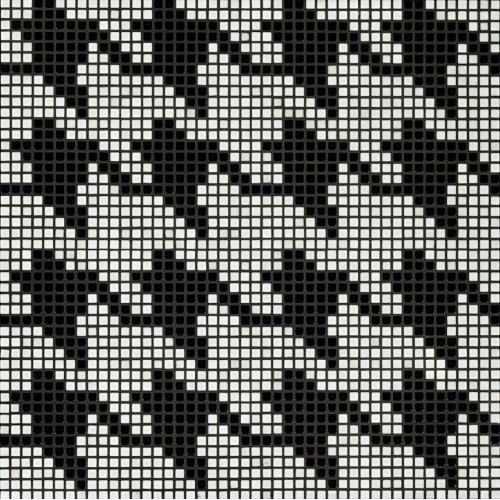 Мозаика Bisazza Pied De Poule Nero