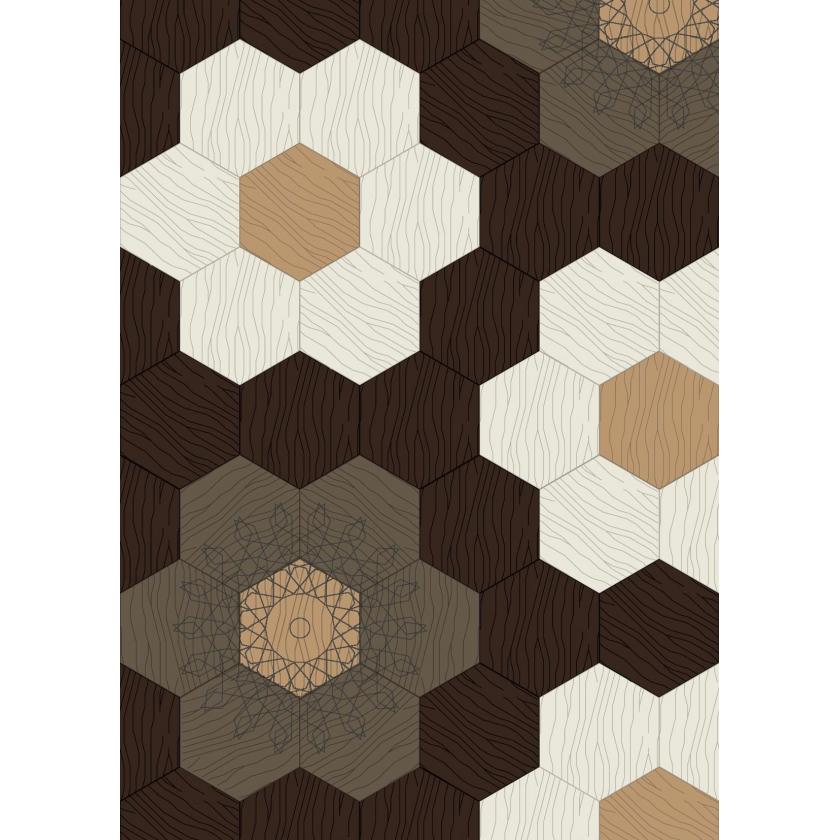 Паркет Bisazza Pirouette Dark