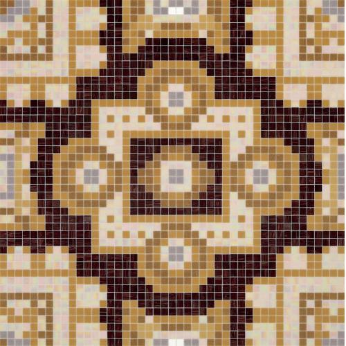 Мозаика Bisazza Silk Brown